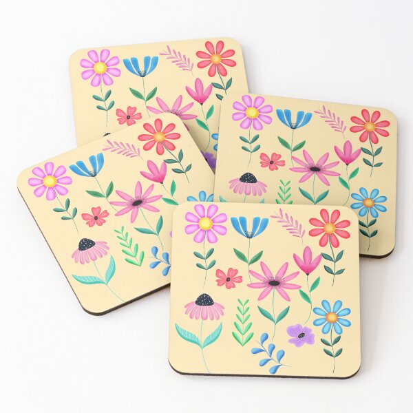 Item preview, Pretty Spring Flowers designed and sold by Kendall Rose Doodles.