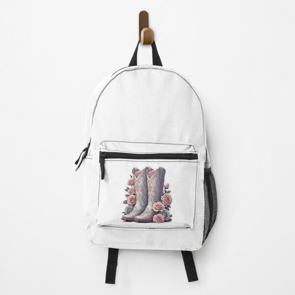 Item preview, Vintage Floral Cowboy Boots Pastel Illustration designed and sold by ARYAM..