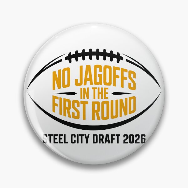 Item preview, No Jagoffs in the first round - Football Draft Pittsburgh designed and sold by BERGULATOR.