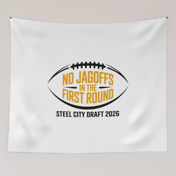 Item preview, No Jagoffs in the first round - Football Draft Pittsburgh designed and sold by BERGULATOR.