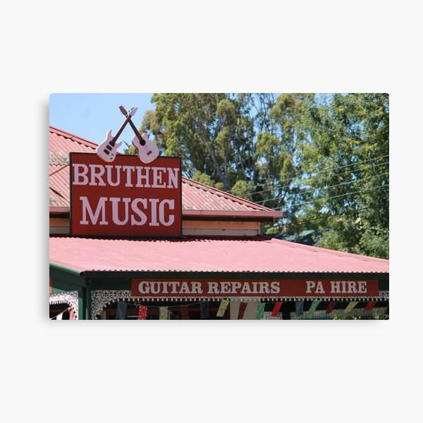 Bruthen Music Shop Canvas Print