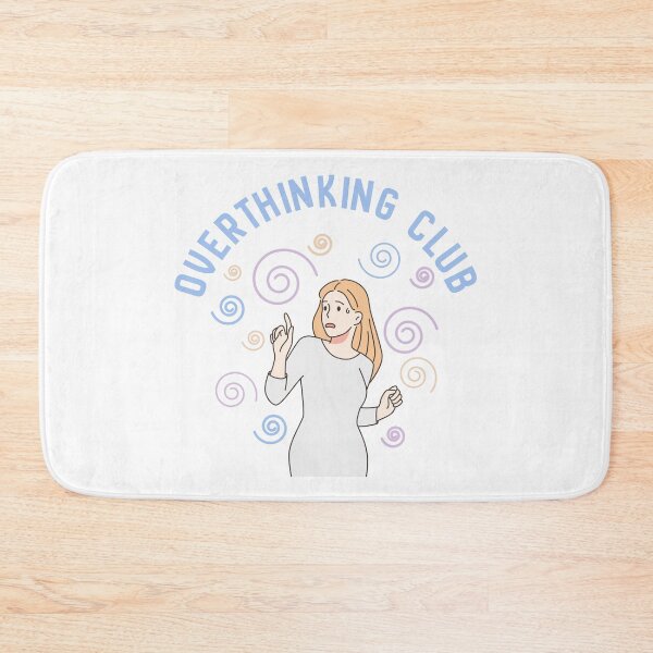 Item preview, Overthinking Club Shirt, Introvert Humor Tee, Mental Health Aesthetic brafdesign designed and sold by Brafdesign.