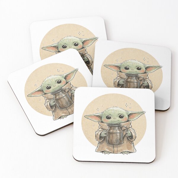 Item preview, BABY YODA VINTAGE MILK JUICE designed and sold by LIS AND MELIVERSO.