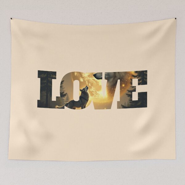 Item preview, Love Guardian of the Moon - Lunar Echoes: The Wolf's Love Song designed and sold by PriyaMagic.