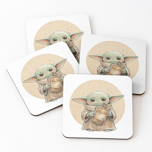 Item preview, BABY YODA ANTIQUE BOTTLE designed and sold by LIS AND MELIVERSO.