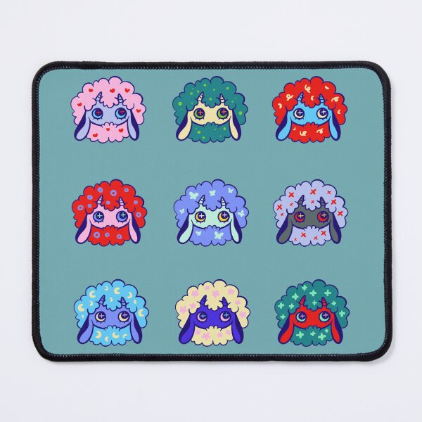 Item preview, 9 Lil Lambs designed and sold by LowPolyPigeon.