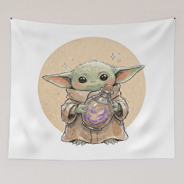 Item preview, BABY YODA POTION BOTTLE designed and sold by LIS AND MELIVERSO.
