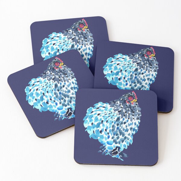 Item preview, Blue Cochin Chicken designed and sold by Sonoran Glimmer.