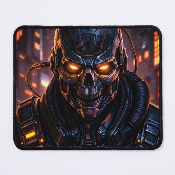 Item preview, Neon Reaper: Cyberpunk Skull Warrior designed and sold by Speci4lCre4tions.