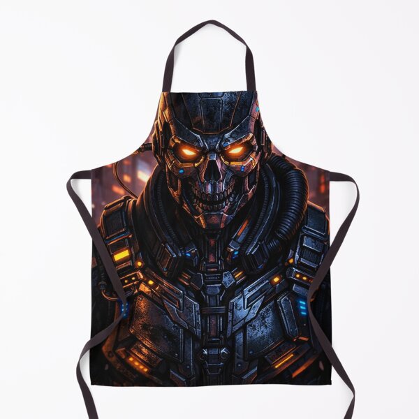 Item preview, Neon Reaper: Cyberpunk Skull Warrior designed and sold by Speci4lCre4tions.