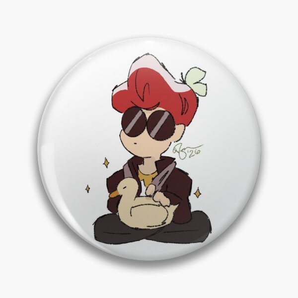 Item preview, good demon and his duck (black) designed and sold by jellyfishionado.
