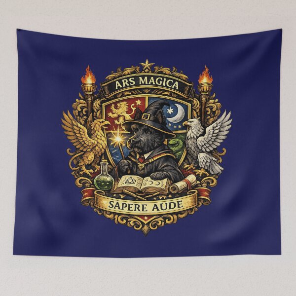 Item preview, Arcane Scottish Terrier Crest Sapere Aude designed and sold by CJChronicles.