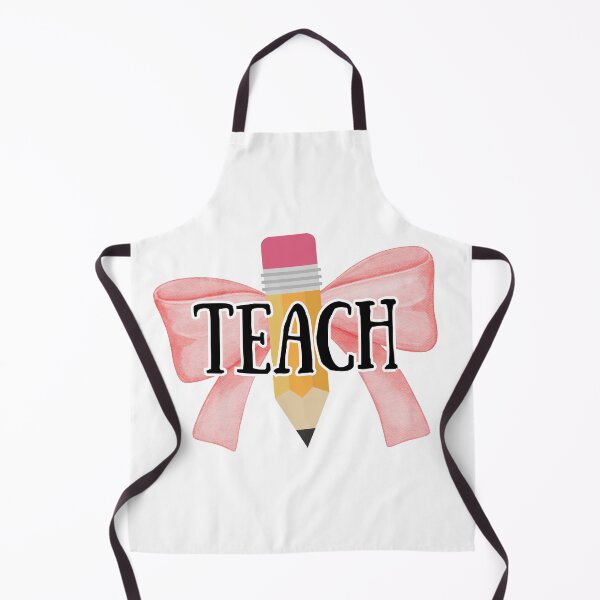 Item preview, TEACH coquette bow with pencil designed and sold by abbeygfrerer.