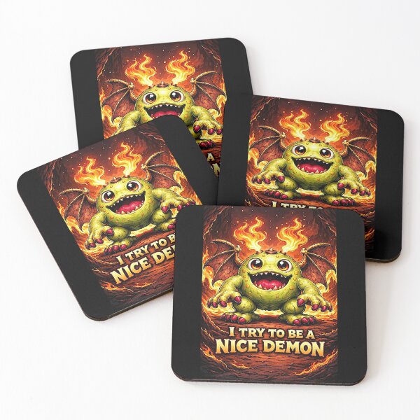 Item preview, The demon who wants to be nice designed and sold by NubesDesignCH.
