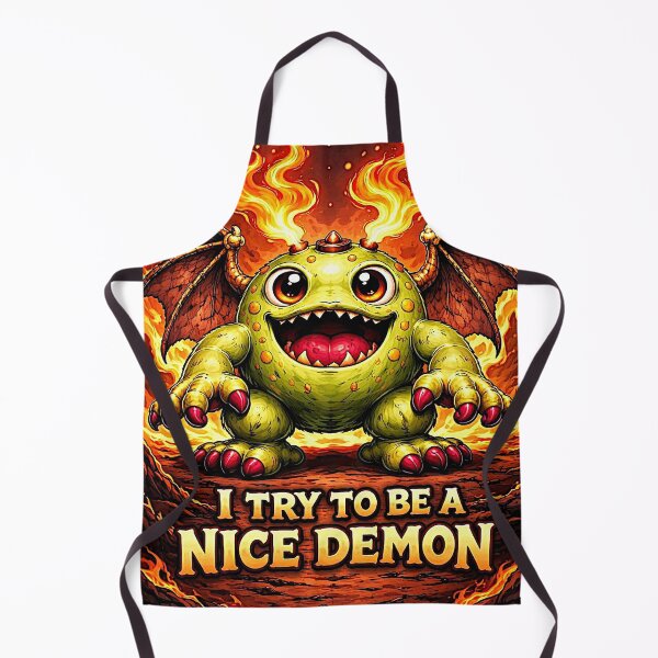 Item preview, The demon who wants to be nice designed and sold by NubesDesignCH.