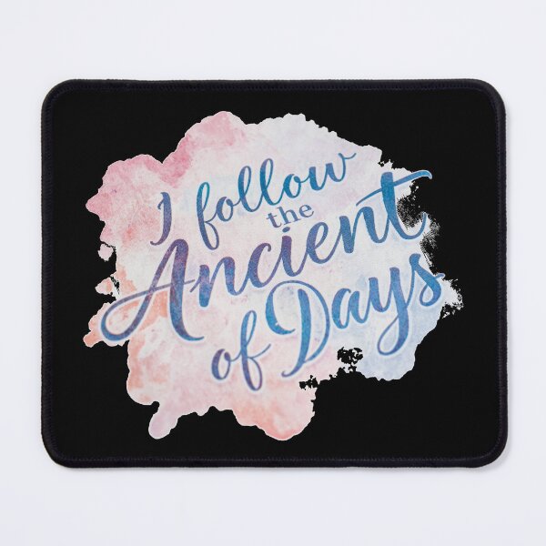 Item preview, I follow the Ancient of Days - Daniel 7 - Christian Scripture Watercolor Font designed and sold by Cre8andRecre8.