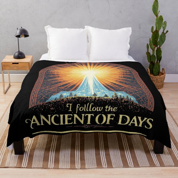 Item preview, I follow the Ancient of Days - Daniel 7 - Christian Scripture designed and sold by Cre8andRecre8.