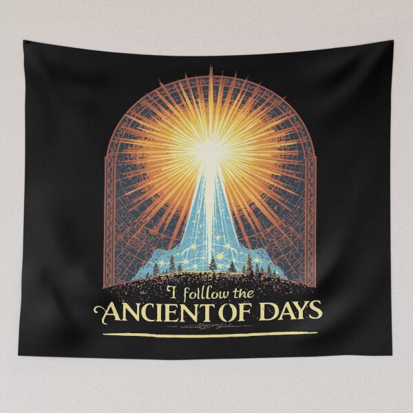 Item preview, I follow the Ancient of Days - Daniel 7 - Christian Scripture designed and sold by Cre8andRecre8.