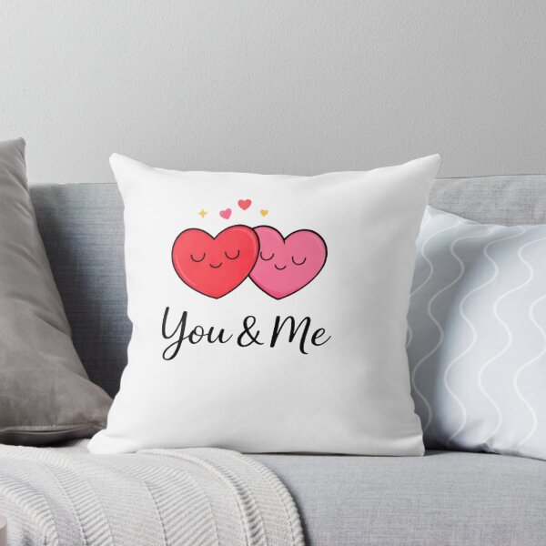 Item preview, You & Me Romantic Heart Sticker | Cute Couple Love Design designed and sold by Lovestickerco.