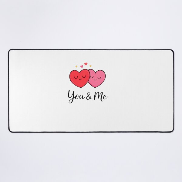 Item preview, You & Me Romantic Heart Sticker | Cute Couple Love Design designed and sold by Lovestickerco.
