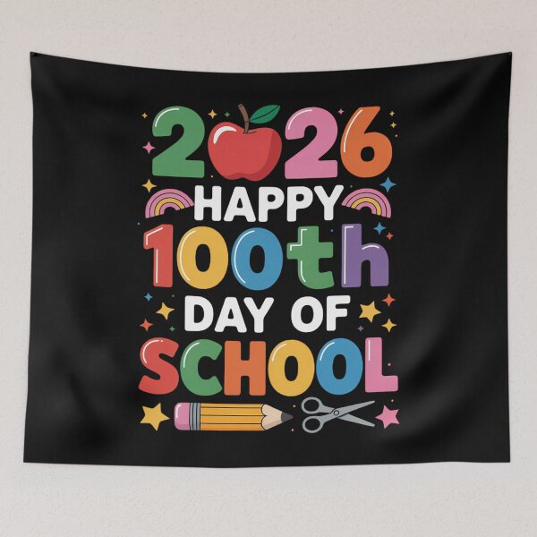 Item preview, Happy 100 Days of School 100th Day Teacher designed and sold by TyraYoung.