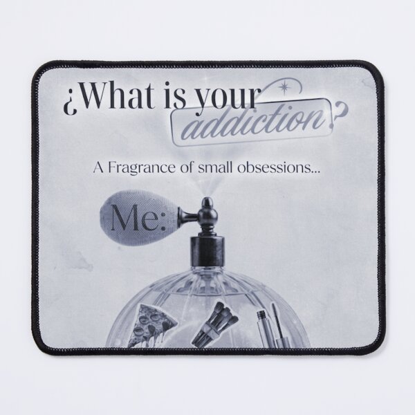 Item preview, WHAT IS YOUR ADDICTION DUSTY AZURE COLLAGE designed and sold by melyverso.