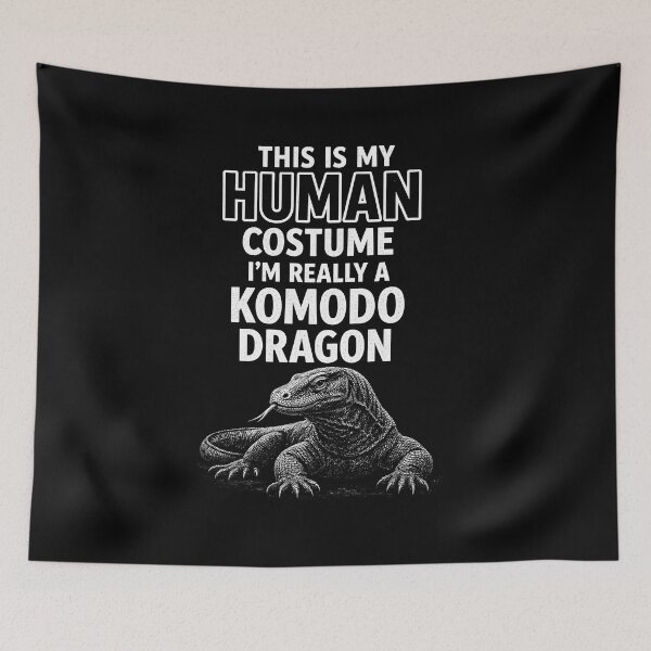 Item preview, This is my human costume I'm really a Komodo dragon  designed and sold by JODYSMORGAN.