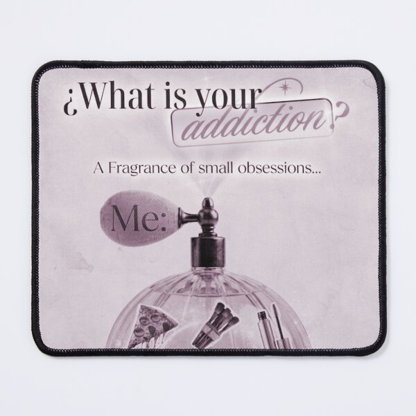 Item preview, WHAT IS YOUR ADDICTION DUSTY ROSE COLLAGE designed and sold by melyverso.