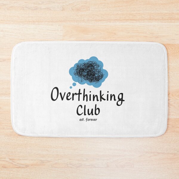 Item preview, Overthinking Club Shirt, Introvert Humor Tee, Mental Health Aesthetic brafdesign designed and sold by Brafdesign.