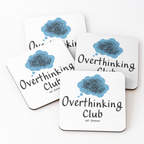 Item preview, Overthinking Club Shirt, Introvert Humor Tee, Mental Health Aesthetic brafdesign designed and sold by Brafdesign.