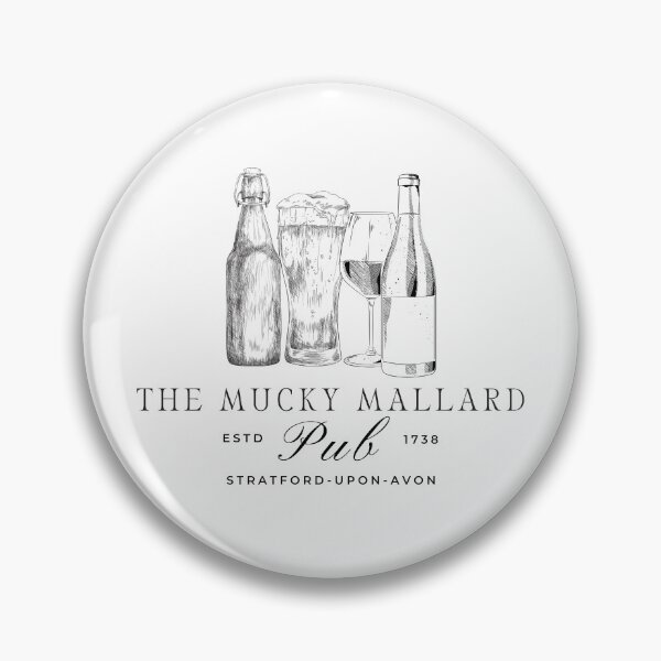 Item preview, The Mucky Mallard Pub - Shakespeare & Hathaway Fan Art designed and sold by TheBullishRhino.