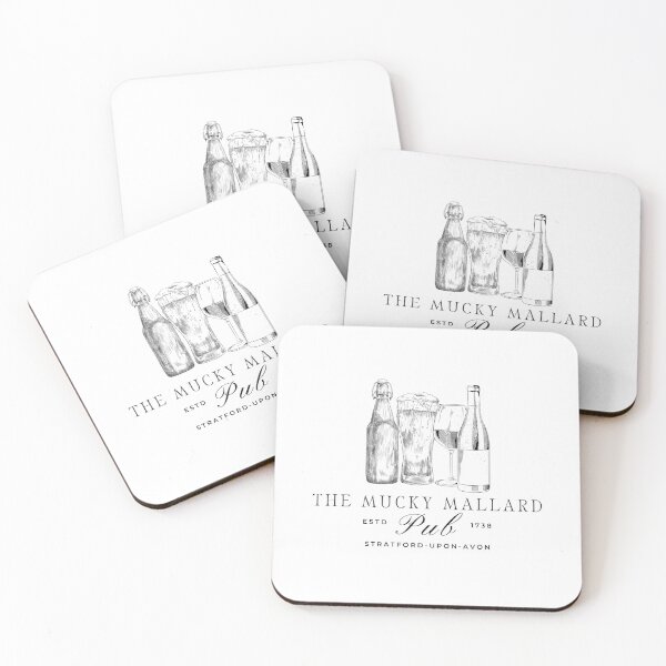 Item preview, The Mucky Mallard Pub - Shakespeare & Hathaway Fan Art designed and sold by TheBullishRhino.