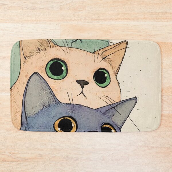 Item preview, Cute Curious Kitties Stack (Pastel Cat Illustration) designed and sold by DVNarts.