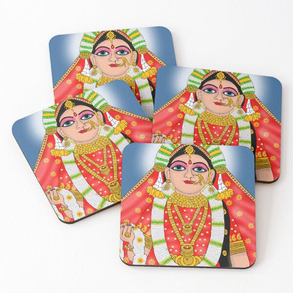 Item preview, Goddess Radha Divine Artwork – Spiritual Hindu Devotional Illustration designed and sold by Harshit_Digital_Arts.