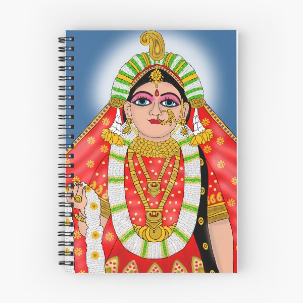 Item preview, Goddess Radha Divine Artwork – Spiritual Hindu Devotional Illustration designed and sold by Harshit_Digital_Arts.