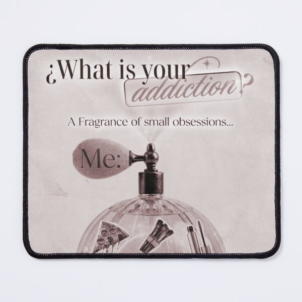 Item preview, WHAT IS YOUR ADDICTION DUSTY AZURE PALE COLLAGE designed and sold by melyverso.