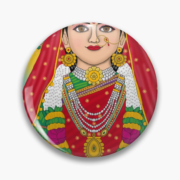 Item preview, Radha Rani Spiritual Art – Hindu Divine Love Illustration designed and sold by Harshit_Digital_Arts.