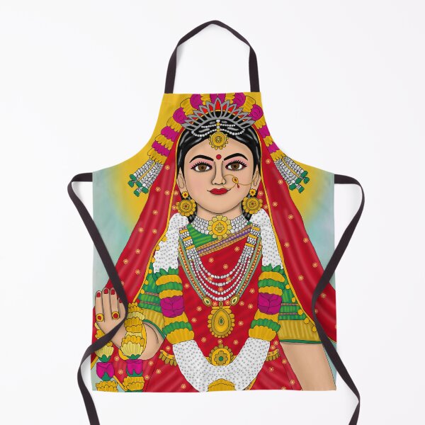 Item preview, Radha Rani Spiritual Art – Hindu Divine Love Illustration designed and sold by Harshit_Digital_Arts.