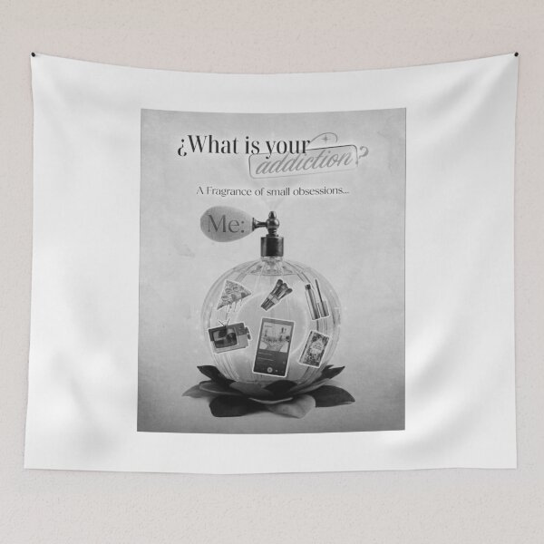 Item preview, WHAT IS YOUR ADDICTION SMOKEY PALE COLLAGE designed and sold by melyverso.