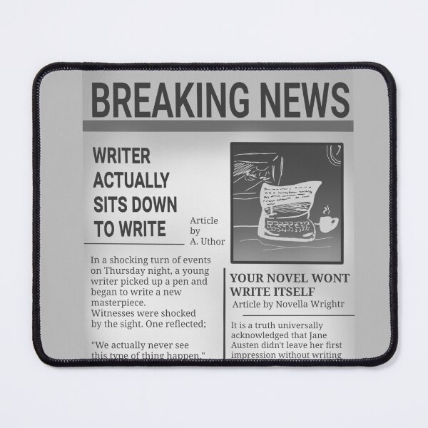 Item preview, Writer Newspaper designed and sold by MickeytheGoose.