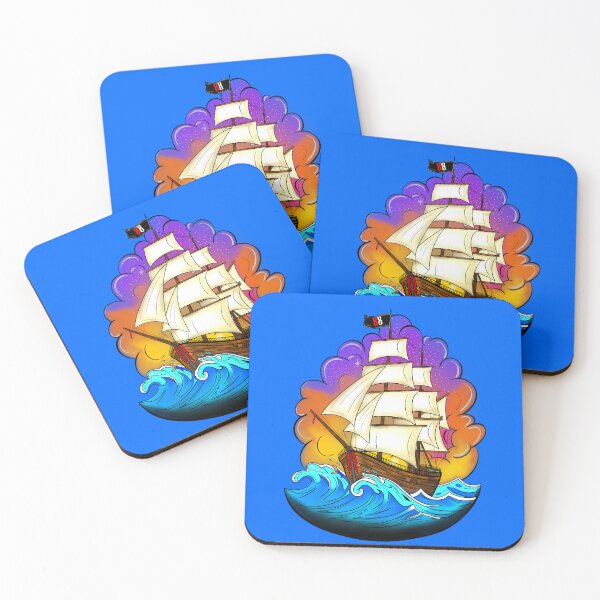 Item preview, Neo-Trad tall ship designed and sold by Eighty8ArtCo.