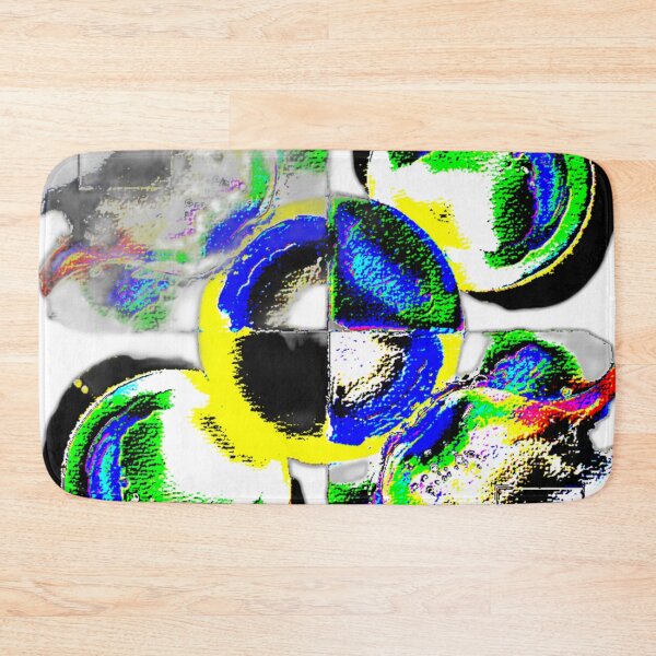 Item preview, emotional drips dark electrize 8 colorful geometric abstract design designed and sold by SmashingDeals.
