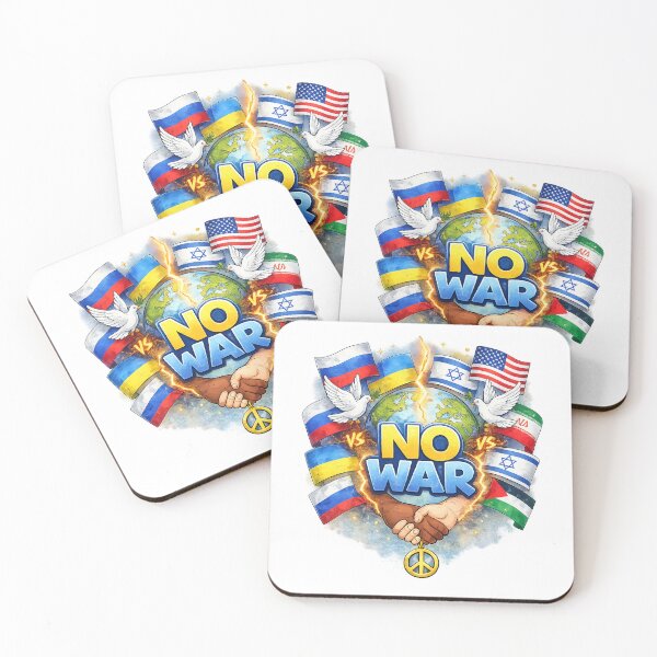 Item preview, No War Peace Design | Global Unity | Russia Ukraine Israel Palestine USA Iran Anti War T-Shirt designed and sold by 2025dav.