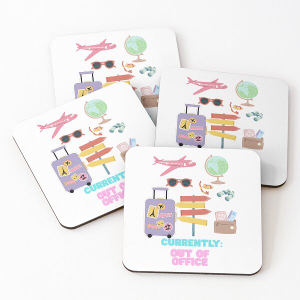 Item preview, Currently Out Of Office - Minimalist Retro Travel Icons designed and sold by Sashka-.