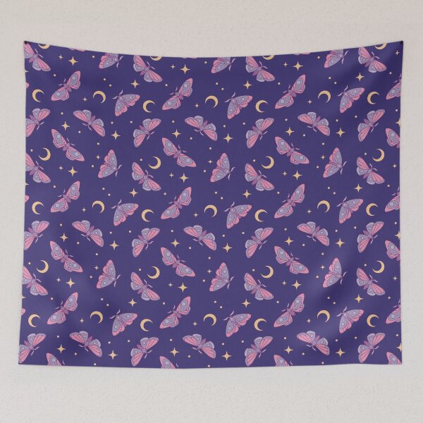 Item preview, Moths pattern designed and sold by Erika Vaigel Creations.
