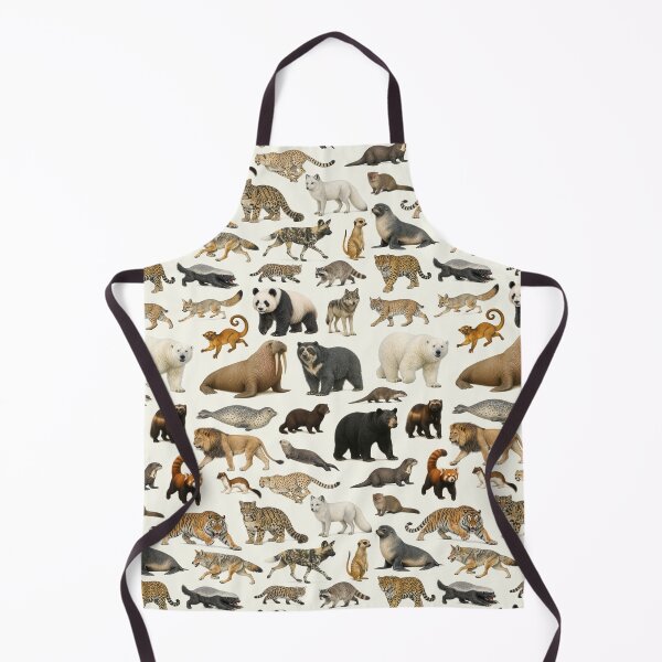 Item preview, Animals of the Order Carnivora Retro Identification Chart designed and sold by kakarikihill.