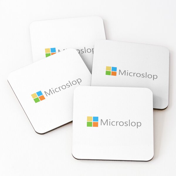 Item preview, Microslop Logo parody designed and sold by Microslop Shop.
