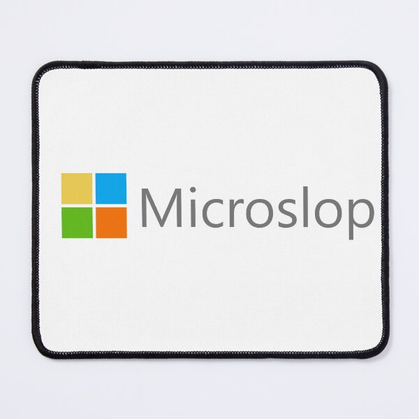 Item preview, Microslop Logo parody designed and sold by Microslop Shop.