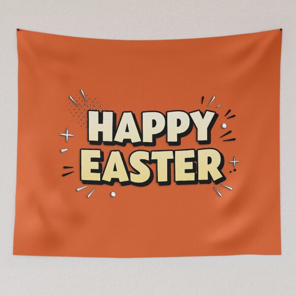 Item preview, ✨ Happy Easter Typography - Minimalist Premium Design designed and sold by Marie***2905.