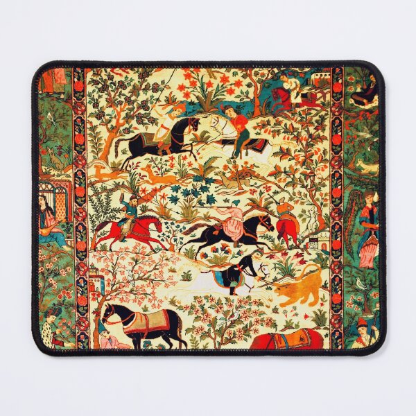 Item preview, Farhad and Shirin Love Story Carpet designed and sold by Vicky Brago-Mitchell®.
